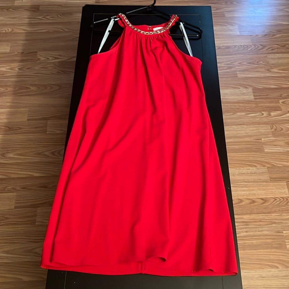 Calvin Klein red dress
